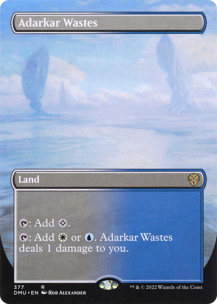 Adarkar Wastes (DMU-377) [Dominaria United] (Borderless)
