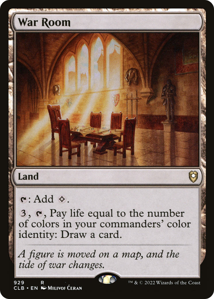 War Room (CLB-929) [Commander Legends: Battle for Baldur's Gate]