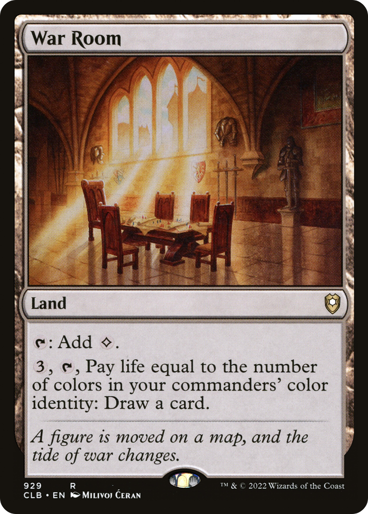 War Room (CLB-929) [Commander Legends: Battle for Baldur's Gate]
