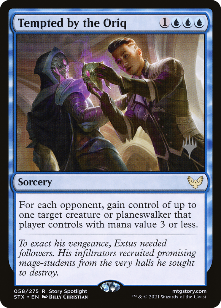Tempted by the Oriq (PPSTX-58P) [Promo Pack: Strixhaven: School of Mages Promos]