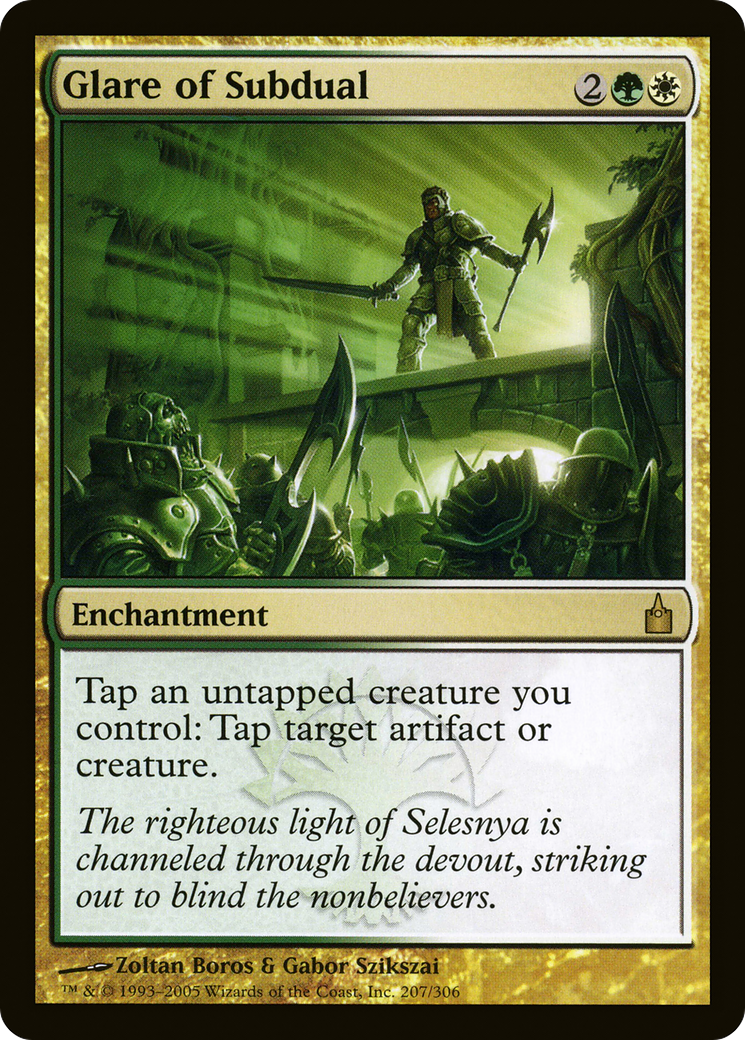 Glare of Subdual (RAV-207) [Ravnica: City of Guilds] Foil
