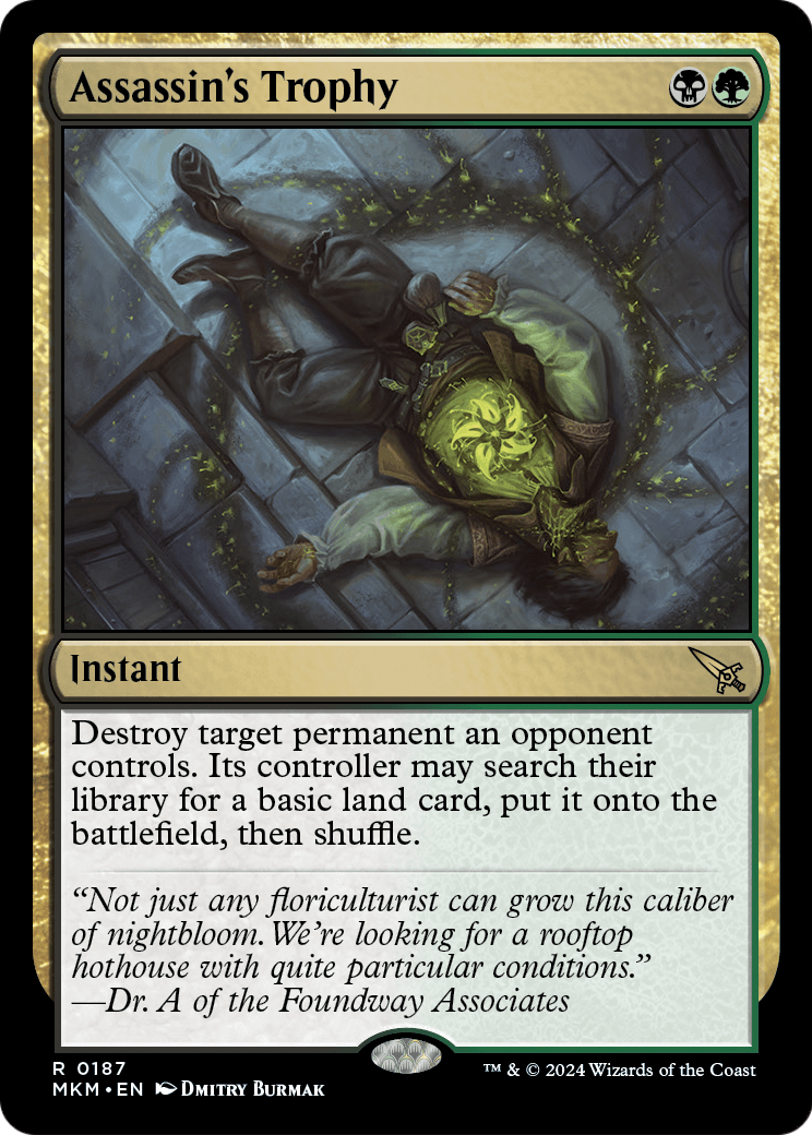 Assassin's Trophy (MKM-187) [Murders at Karlov Manor] Foil