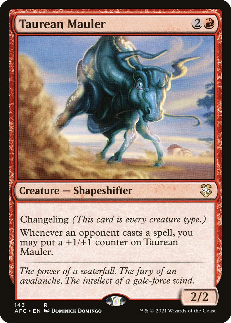 Taurean Mauler (AFC-143) [Forgotten Realms Commander]