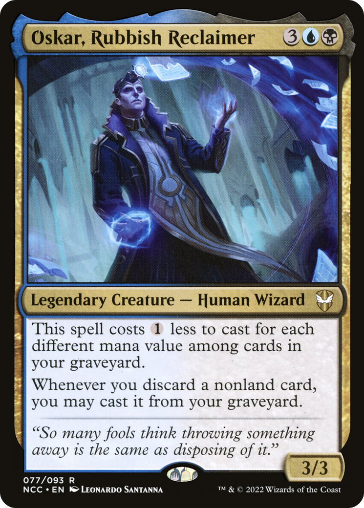 Oskar, Rubbish Reclaimer (NCC-077) [New Capenna Commander]