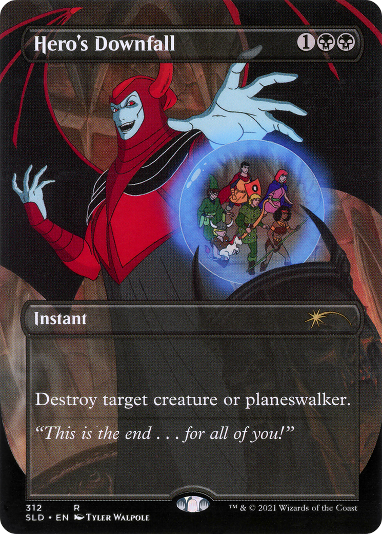 Hero's Downfall (SLD-312) [Secret Lair Drop] (Borderless)