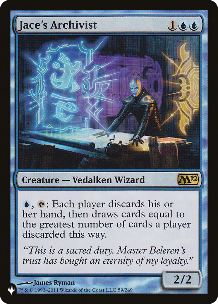 Jace's Archivist (LIST-M12-59) [The List]