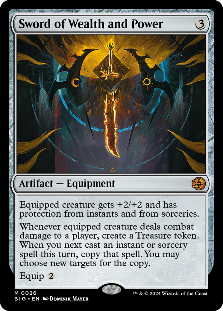 Sword of Wealth and Power (BIG-026) [The Big Score] Foil