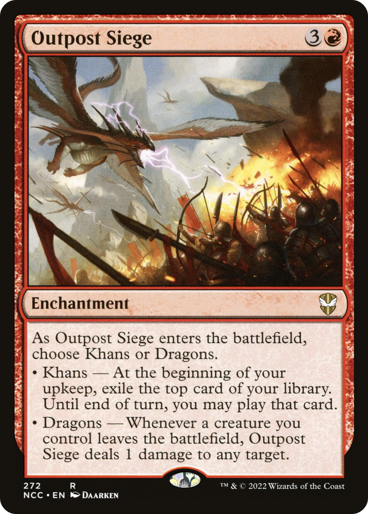 Outpost Siege (NCC-272) [New Capenna Commander]
