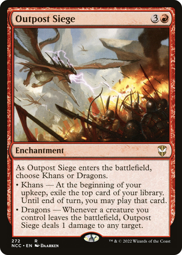 Outpost Siege (NCC-272) [New Capenna Commander]