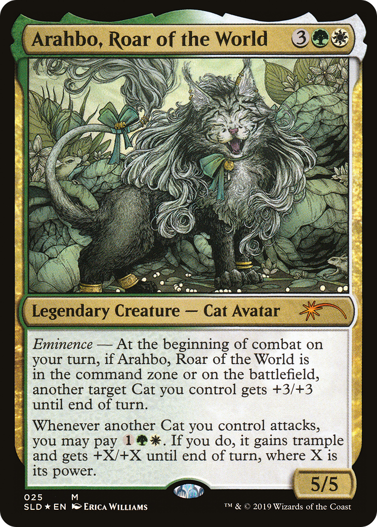 Arahbo, Roar of the World (SLD-025) [Secret Lair Drop] Foil
