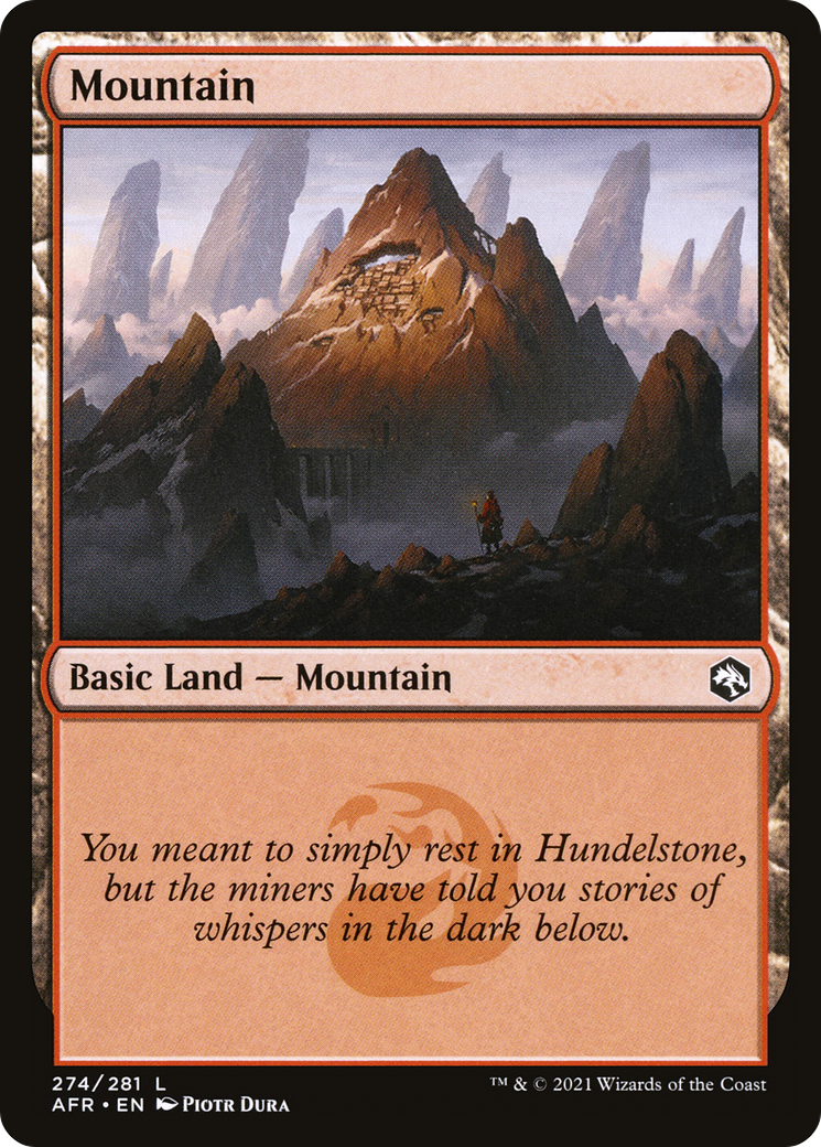 Mountain (AFR-274) [Adventures in the Forgotten Realms] Foil