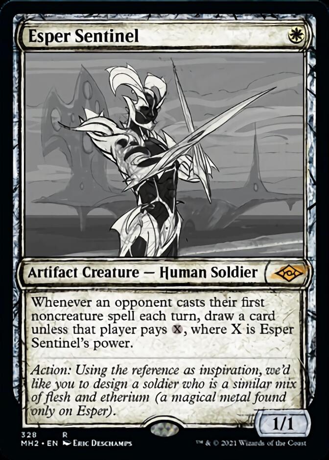 Esper Sentinel (MH2-328) [Modern Horizons 2]: (Showcase) Foil
