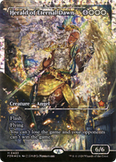 Herald of Eternal Dawn (FDN-433) [Foundations]: (borderless, Showcase) Foil