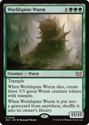 Worldspine Wurm (DSC-206) [Duskmourn: House of Horror Commander]