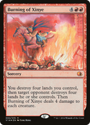 Burning of Xinye (V14-002) [From the Vault: Annihilation] Foil