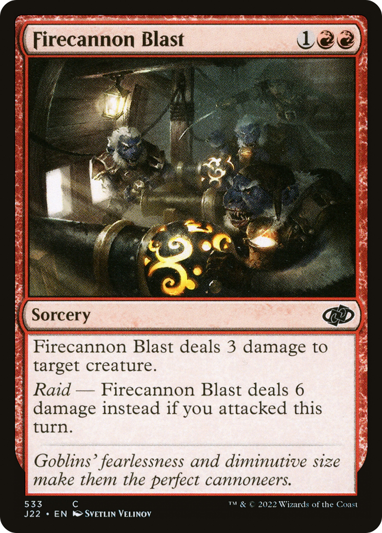 Firecannon Blast (J22-533) [Jumpstart 2022]