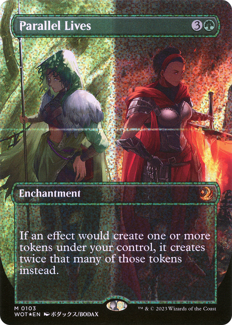 Parallel Lives (WOT-103) [Wilds of Eldraine: Enchanting Tales] (Borderless) Foil
