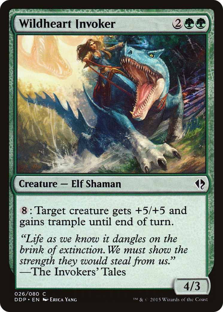 Wildheart Invoker (DDP-026) [Duel Decks: Zendikar vs. Eldrazi]
