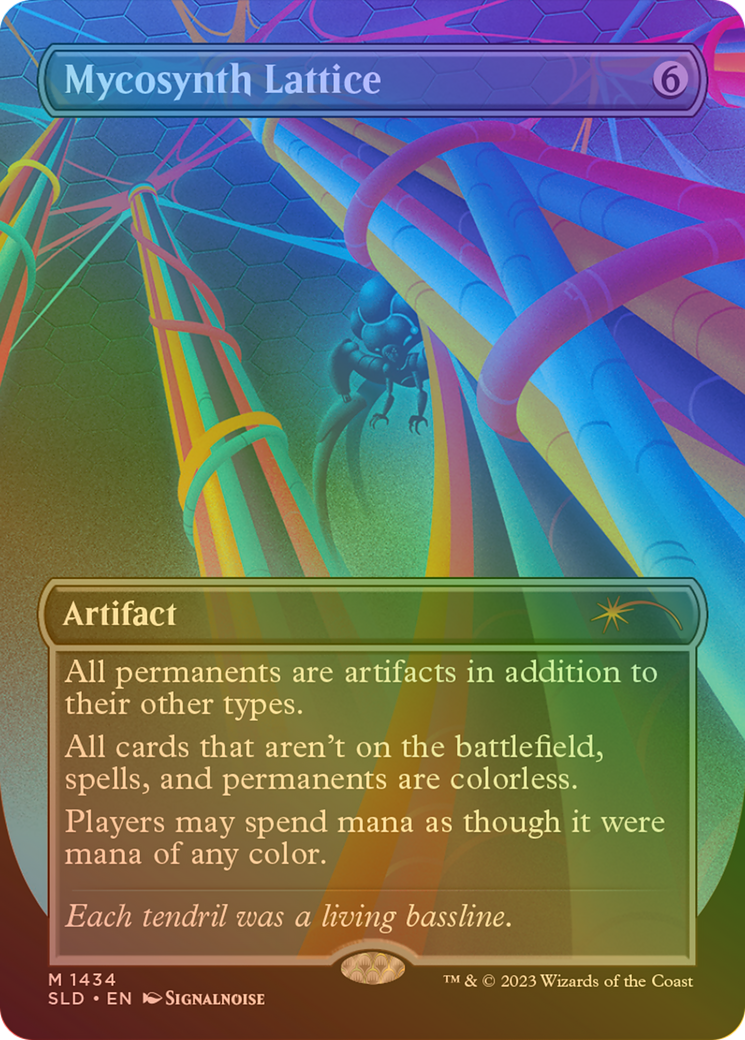 Mycosynth Lattice (SLD-1434★) [Secret Lair Drop] (Borderless) Foil