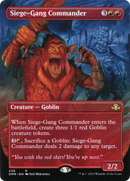 Siege-Gang Commander (DMR-436) [Dominaria Remastered] (Borderless) Foil