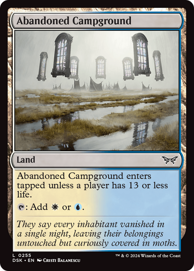 Abandoned Campground (DSK-255) [Duskmourn: House of Horror] Foil