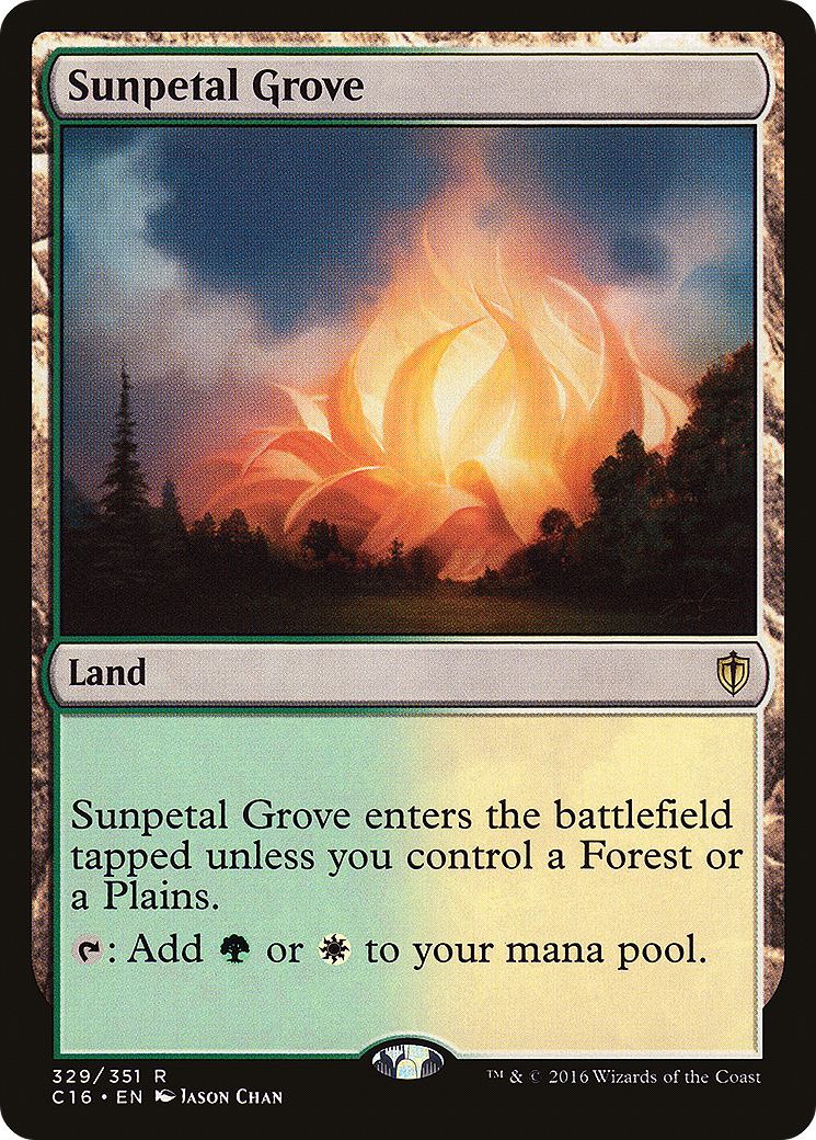 Sunpetal Grove (C16-329) [Commander 2016]