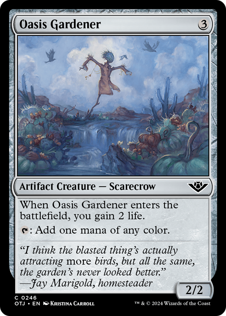 Oasis Gardener (OTJ-246) [Outlaws of Thunder Junction] Foil