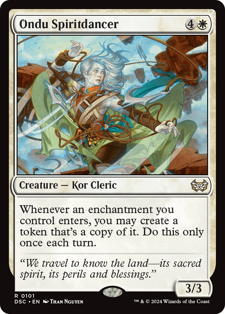Ondu Spiritdancer (DSC-101) [Duskmourn: House of Horror Commander]