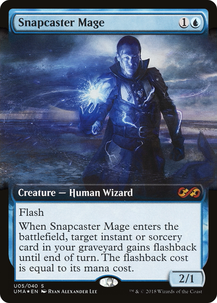 Snapcaster Mage (UMA:BT-0U5) (Extended Art) [Ultimate Box Topper] Foil