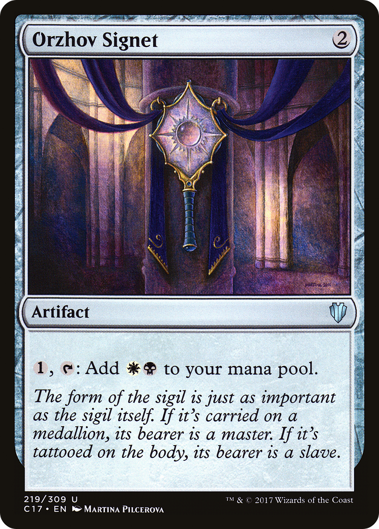 Orzhov Signet (C17-219) [Commander 2017]