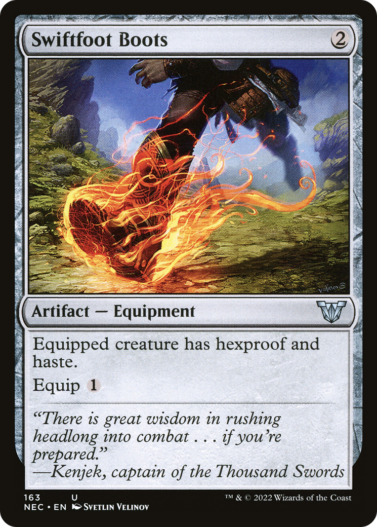 Swiftfoot Boots (NEC-163) [Neon Dynasty Commander]