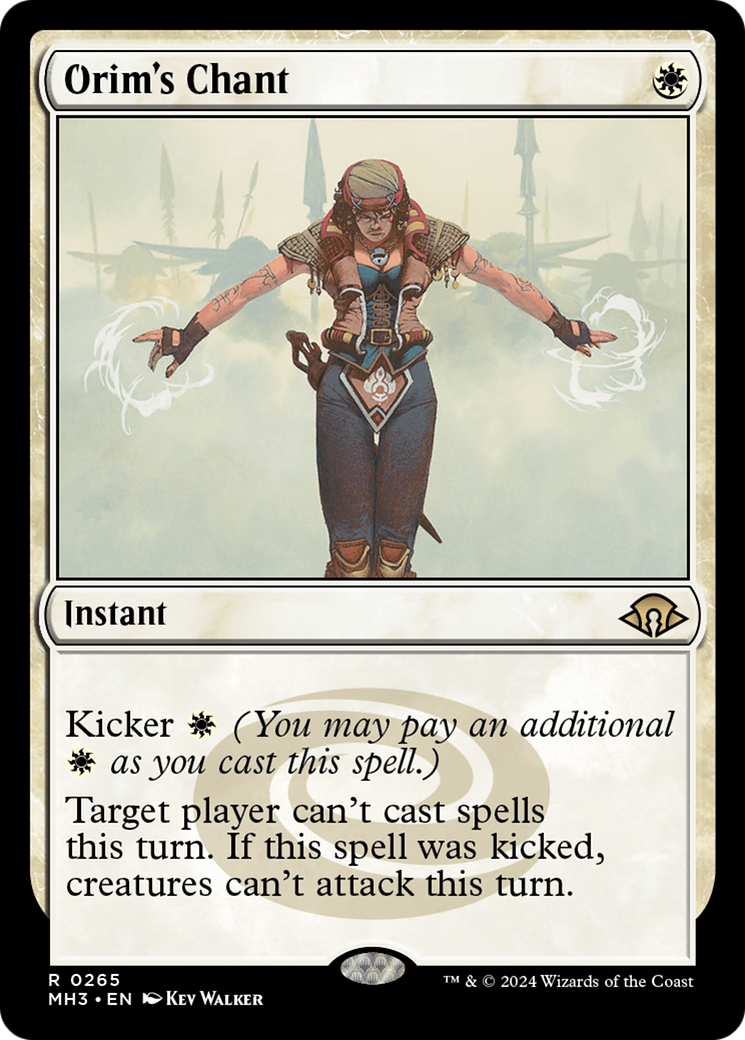 Orim's Chant (MH3-265) [Modern Horizons 3] Foil