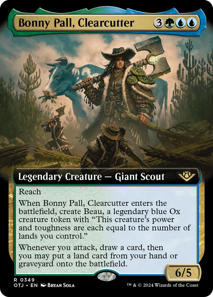 Bonny Pall, Clearcutter (OTJ-349) [Outlaws of Thunder Junction]: (Extended Art)