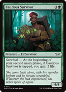 Cautious Survivor (DSK-172) [Duskmourn: House of Horror] Foil