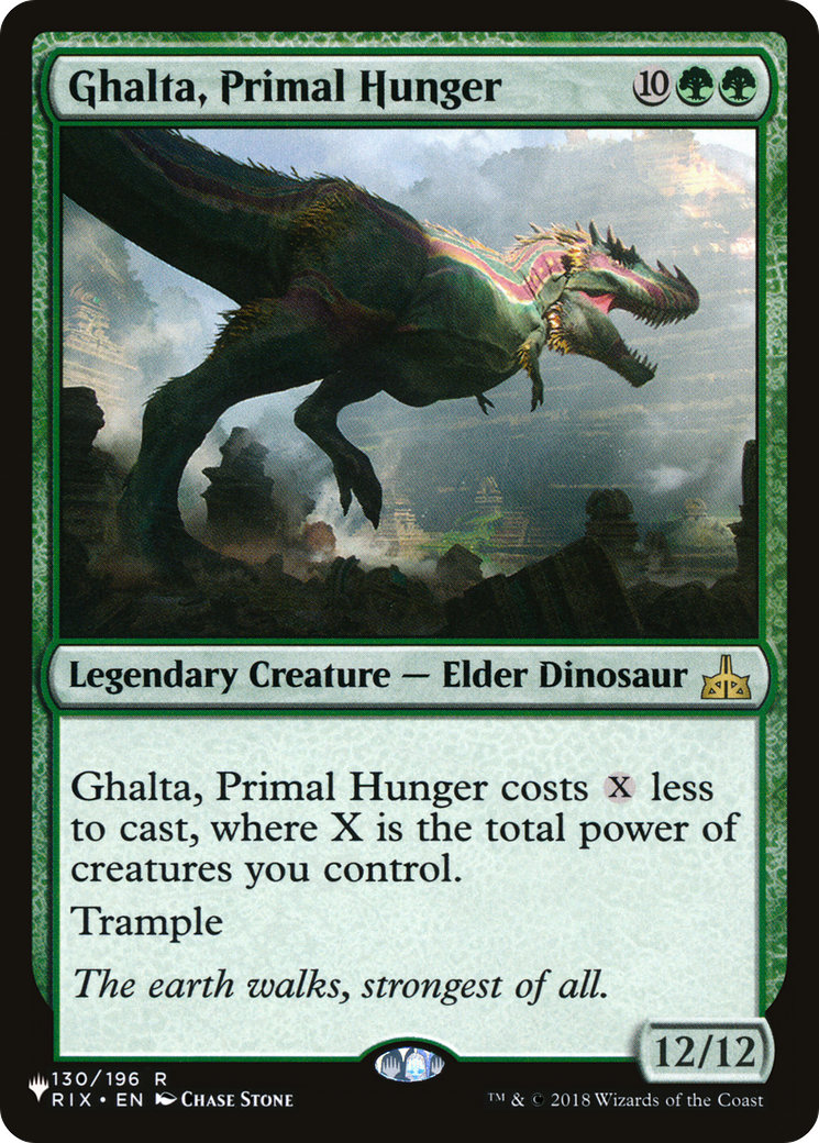 Ghalta, Primal Hunger (LIST-RIX-130) [The List]