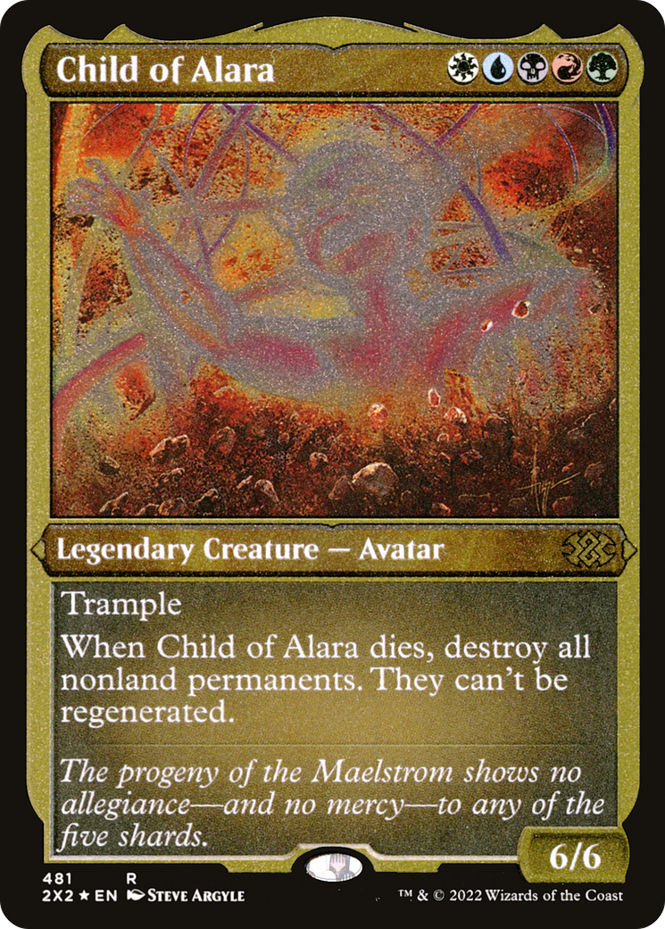 Child of Alara (2X2-481) [Double Masters 2022] Etched Foil