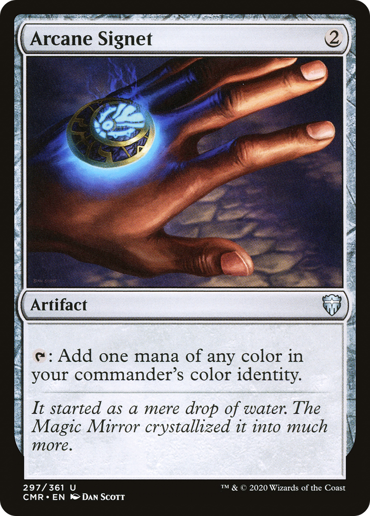 Arcane Signet (CMR-297) [Commander Legends] Foil