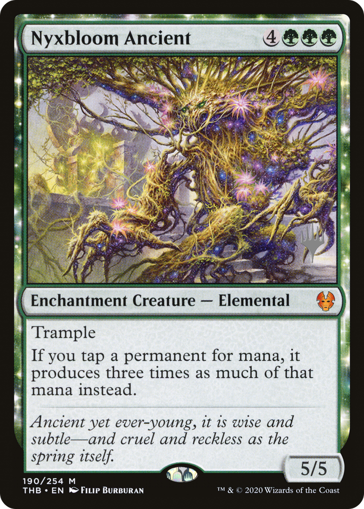 Nyxbloom Ancient (PPTHB-190P) [Theros Beyond Death Promos]: (enchantment)