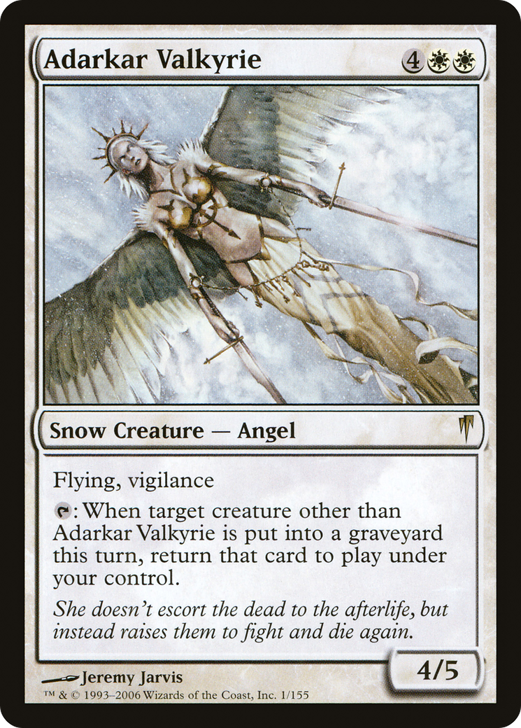 Adarkar Valkyrie (CSP-001) [Coldsnap] Foil