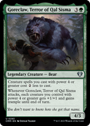 Goreclaw, Terror of Qal Sisma (CMM-293) [Commander Masters]