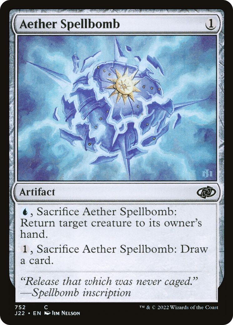 Aether Spellbomb (J22-752) [Jumpstart 2022]