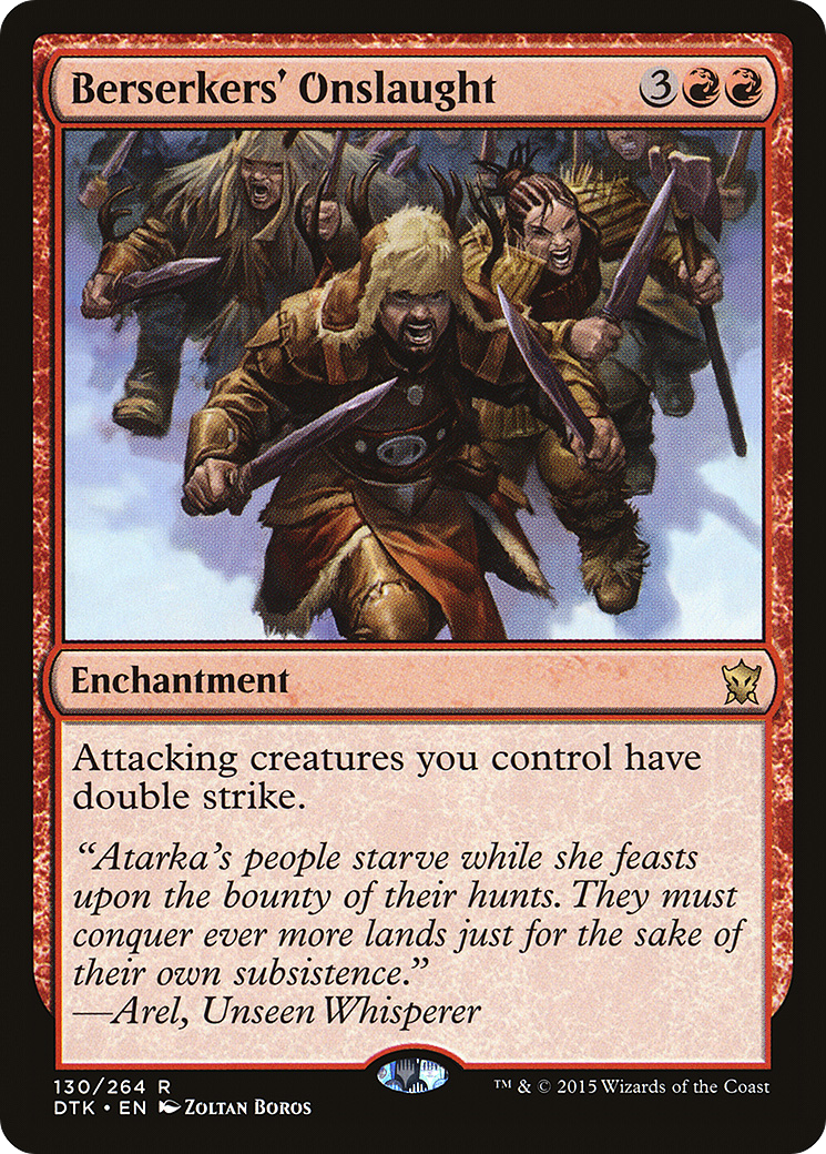 Berserkers' Onslaught (DTK-130) [Dragons of Tarkir]