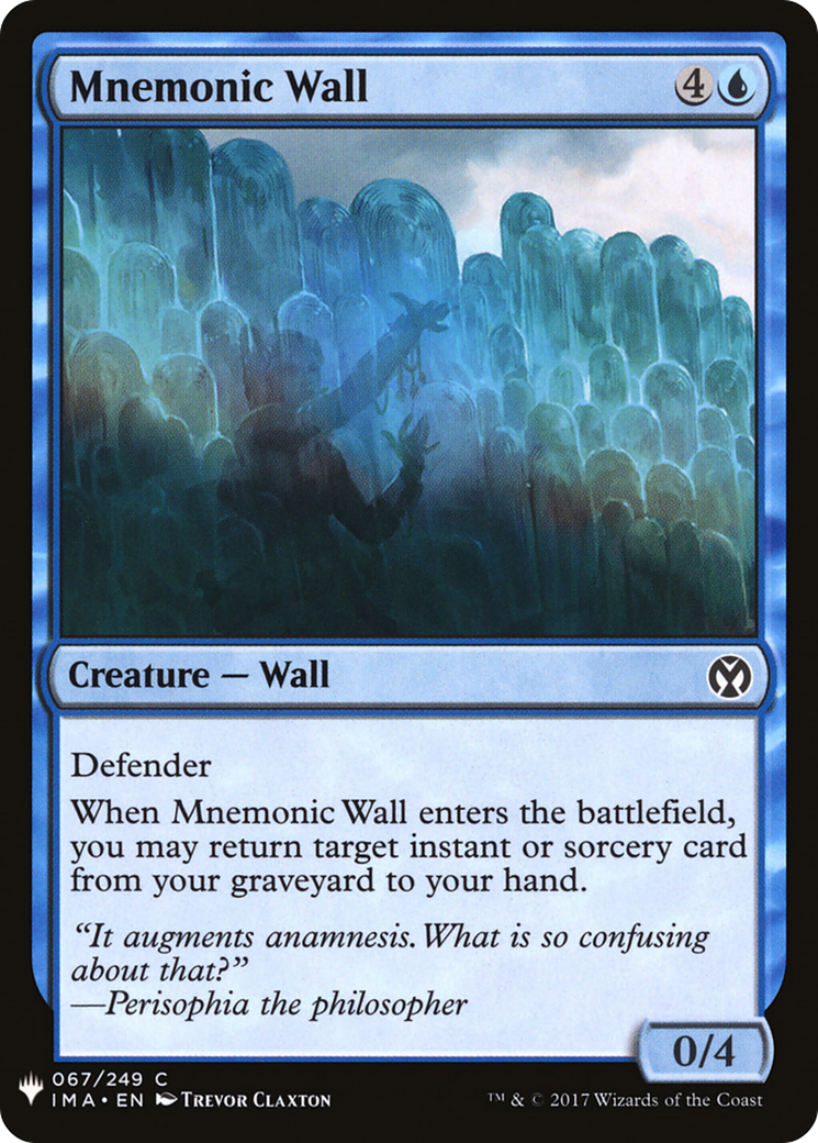 Mnemonic Wall (LIST-IMA-67) [The List]