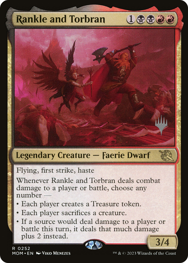 Rankle and Torbran (PPMOM-252) [Promo Pack: March of the Machine Promos]