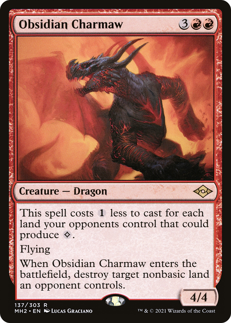 Obsidian Charmaw (MH2-137) [Modern Horizons 2]