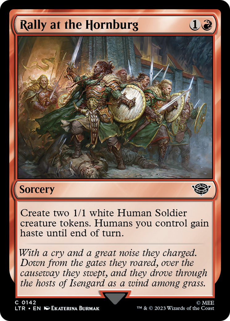 Rally at the Hornburg (LTR-142) [The Lord of the Rings: Tales of Middle-earth]