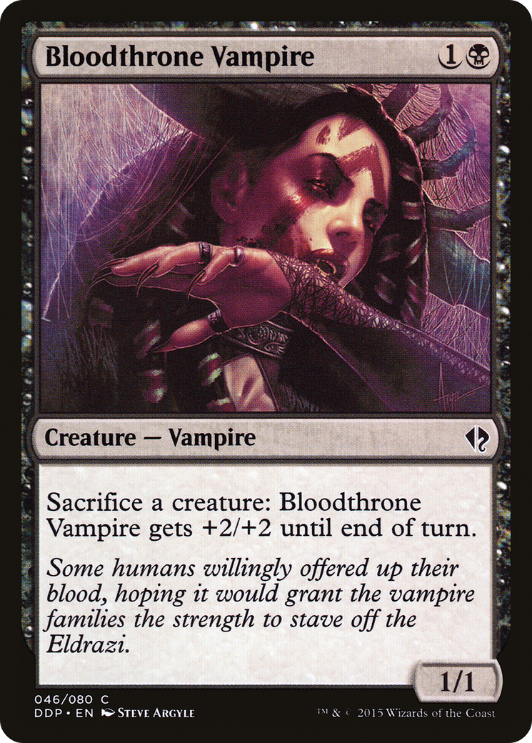 Bloodthrone Vampire (DDP-046) [Duel Decks: Zendikar vs. Eldrazi]