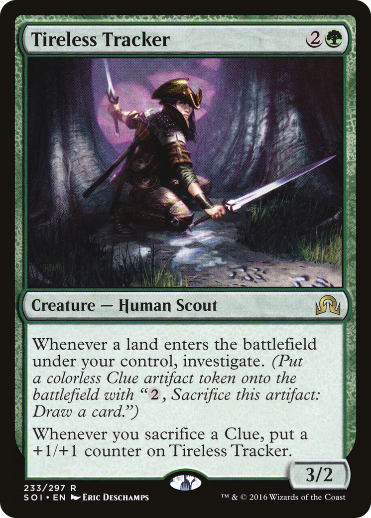 Tireless Tracker (SOI-233) [Shadows over Innistrad] Foil