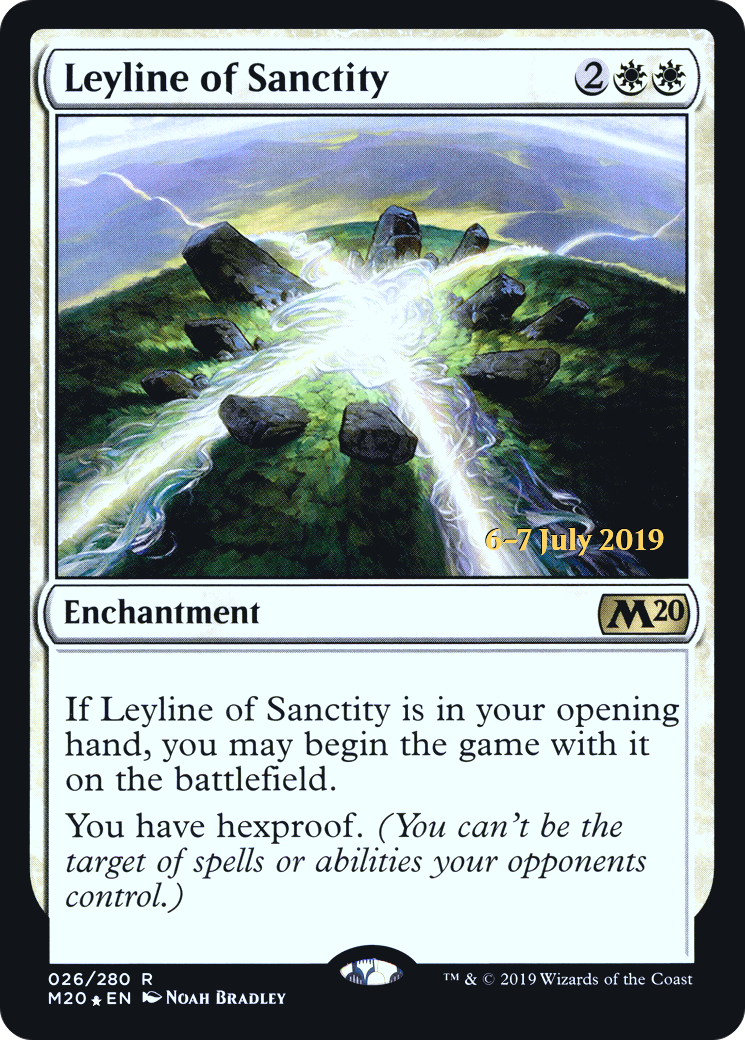 Leyline of Sanctity (PRE-26S) [Core Set 2020 Promos] Foil