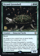 Fecund Greenshell (PRE-171S) [Bloomburrow Promos] Foil